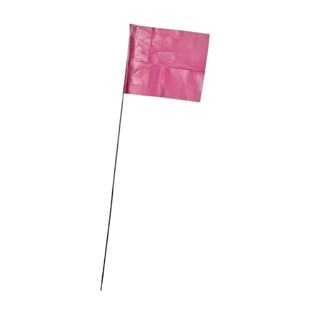 Pink pin flag