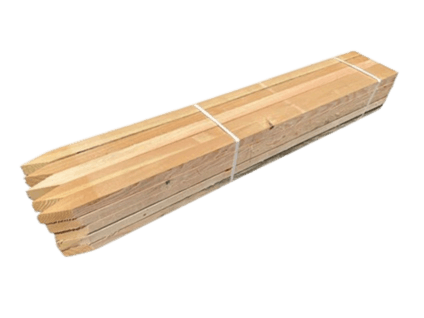 Unpainted 48-inch wooden survey lath